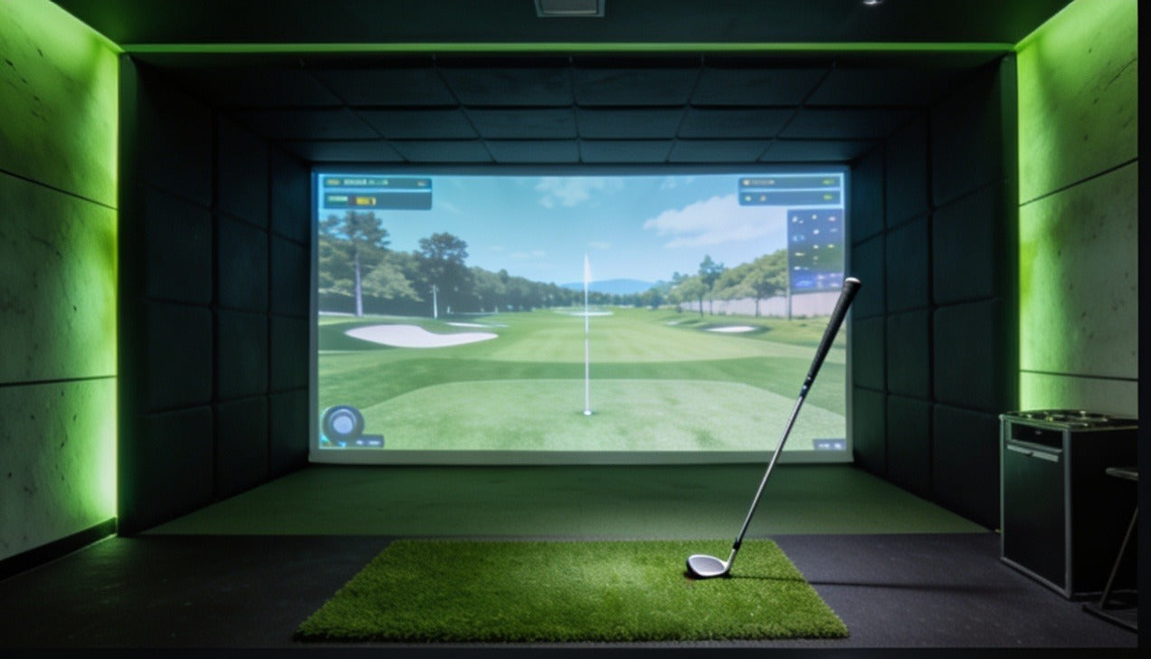Salle de golf virtuel AU12 avec simulateur